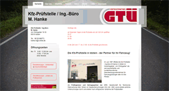 Desktop Screenshot of kfz-pruefstelle-hanke.de